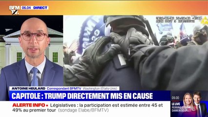 Assaut du Capitole: la commission d'enquête parlementaire américaine met directement en cause Donald Trump