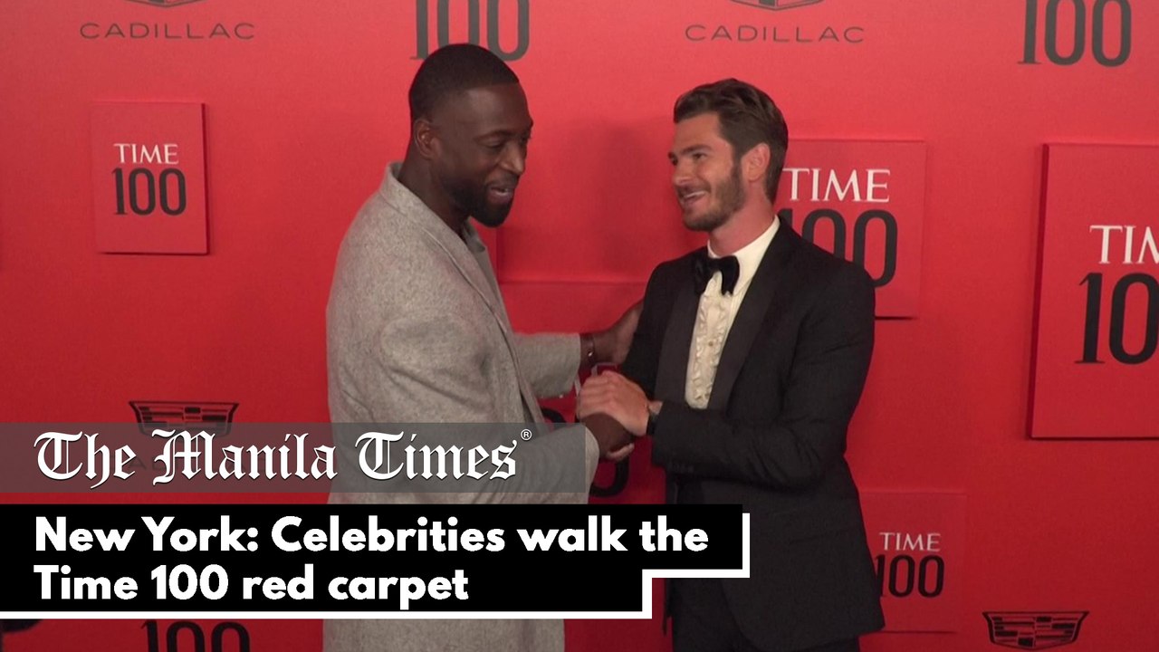 New York: Celebrities walk the Time 100 red carpet