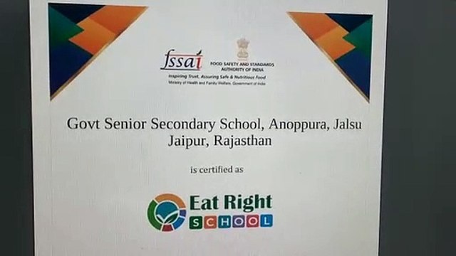 It Right School Certificate to 37 residential schools