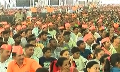 નવસારીના ખુડવેલમાં PM મોદીના કાર્યક્રમમાં ઉમટી જનમેદની, જુઓ નજારો