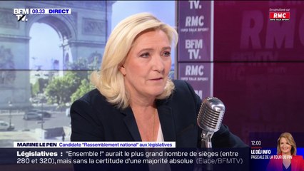 Stade de France: pour Marine le Pen, la suppression des images de vidéosurveillance " ce n'est pas un oubli, c'est volontaire"