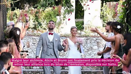 Download Video: Mariés au premier regard : pourquoi Bruno et Alicia ont retiré leur alliance pendant le bilan