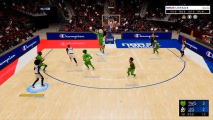 NBA 2K League - Ria Drops 36 PTS and 24 REB Against T-Wolves Gaming