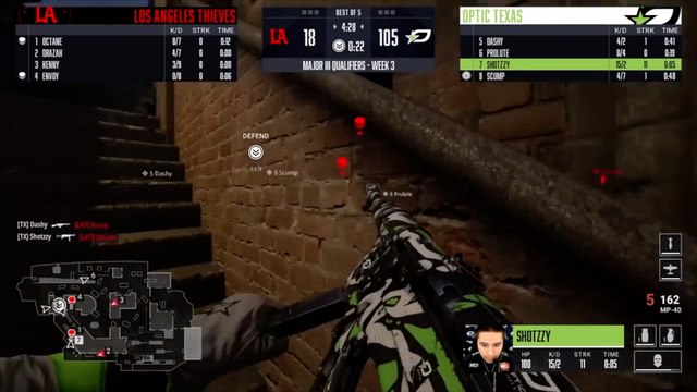 Call of Duty League - Top 5 Plays Major - 13 Kill Streak! Shotzzy