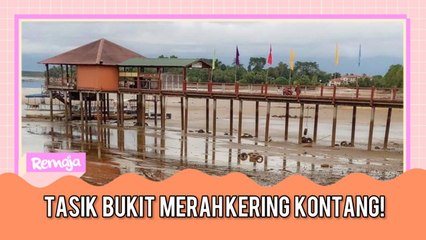 Akibat Perubahan Cuaca,  Tasik Bukit Merah Kini Kering Kontang!