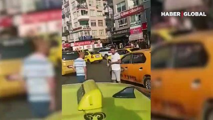 Mersin'de taksicilerden 'akaryakıt zammı' eylemi: 'Mazota indirim' sloganları attılar