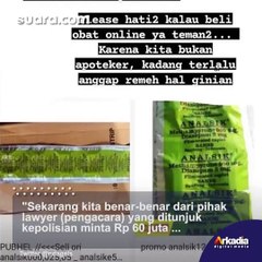 Beli Obat Sakit Kepala Online, Warga Ini Ditahan Polisi