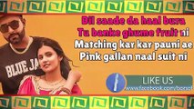 Matching (Lyrical Video Song) - Geeta Zaildar - Latest Punjabi Songs (Matching Full Lyrics )
