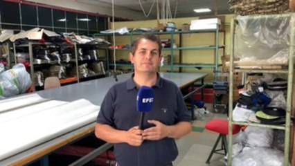 Informe a cámara: Un empleo para mujeres ucranianas que ayudan a hijos y esposos en el frente