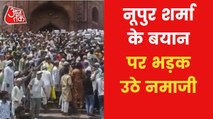 Massive Protest erupted outside Jama Masjid