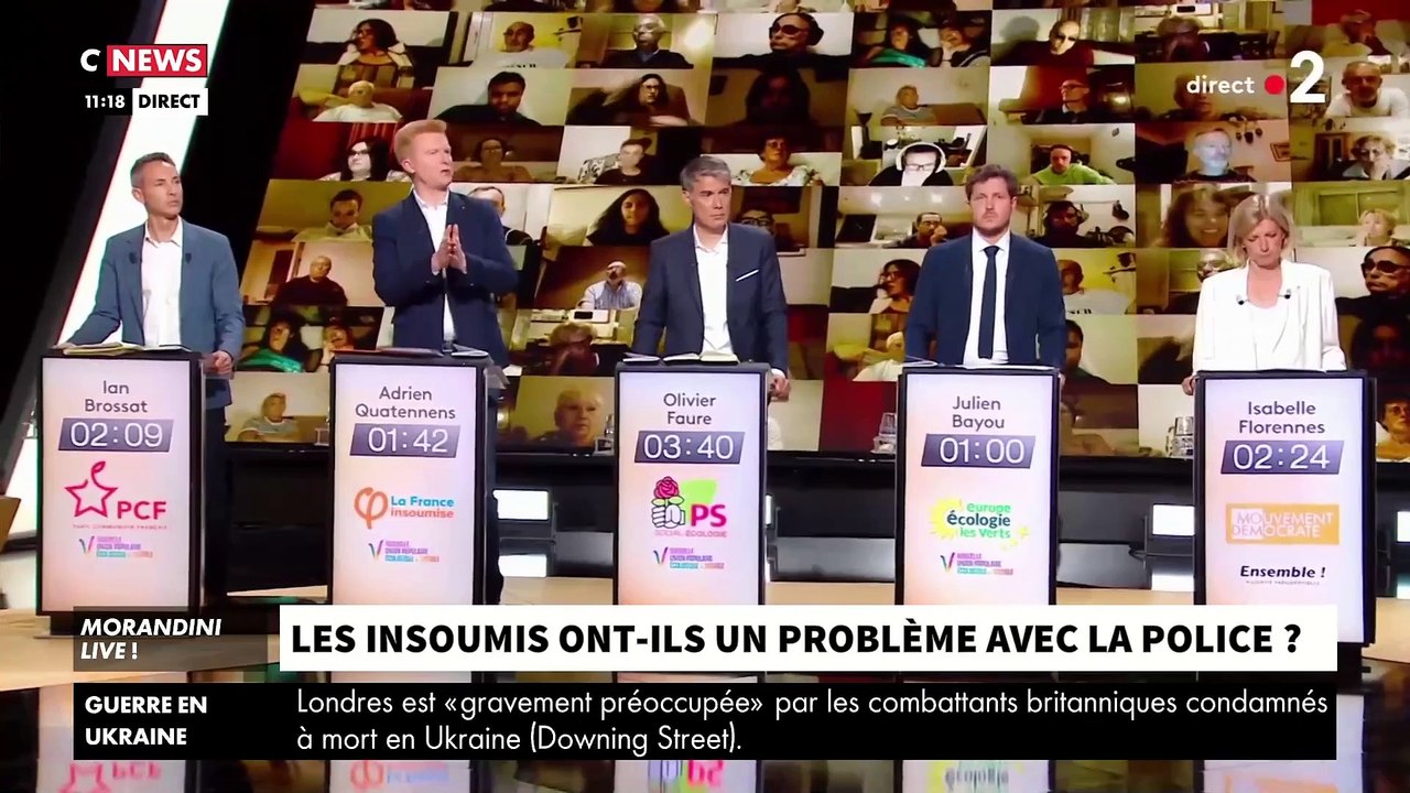 Christine Kelly demande la saisie de la justice et de l’Arcom après les propos d’Adrien Quatennens sur France 2 pour incitation à la haine contre la police et non maitrise de l’antenne - VIDEO