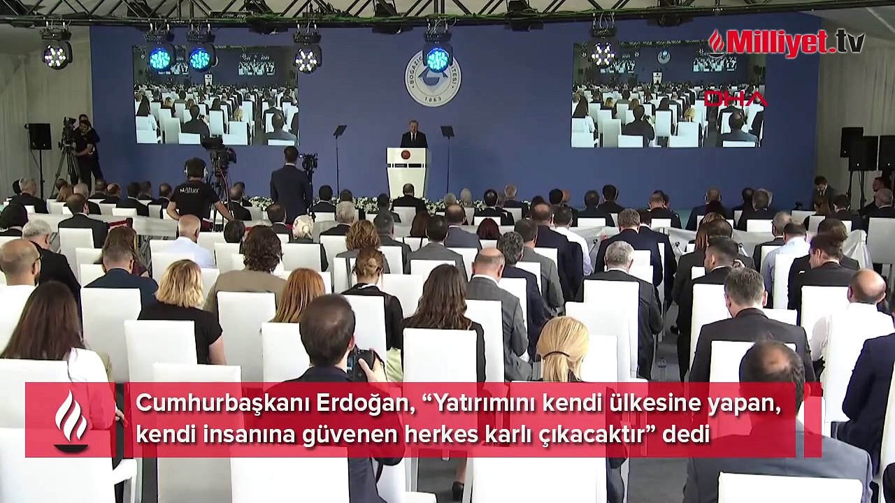 Cumhurbaşkanı Erdoğan: Kendi insanına güvenen herkes karlı çıkacaktır