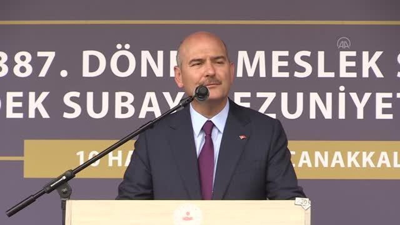 ÇANAKKALE - Soylu: "Tehditler ne kadar büyük olursa olsun, biz gelecek nesillerimize güçlü bir Türkiye bırakmak istiyoruz"
