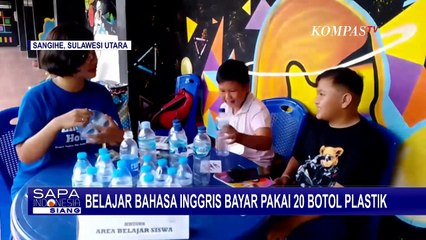 Kelas Khusus di English House Sulawesi Utara, Cukup Bayar 20 Botol Plastik untuk 1 Jam Pelajaran!