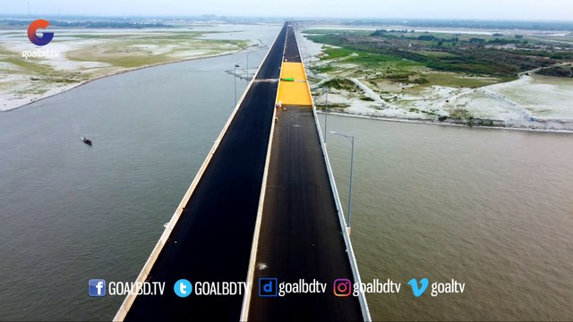 পদ্মা সেতু হয়ে গেছে এখন শুধু উদ্বোধন এর অপেক্ষা | পাখির চোখে পদ্মা সেতু