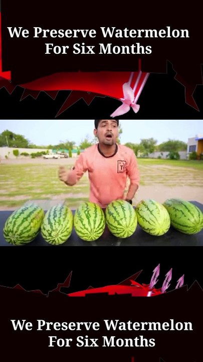 We Preserve Watermelon For Six Months | क्या तरबूज बच पायेगा ?