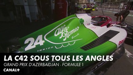 Loïc Duval présente la nouvelle livrée Alfa Romeo - Grand Prix d'Azerbaïdjan - F1