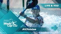 2022 ICF Canoe-Kayak Slalom World Cup Prague Czech Republic / Canoe Heats