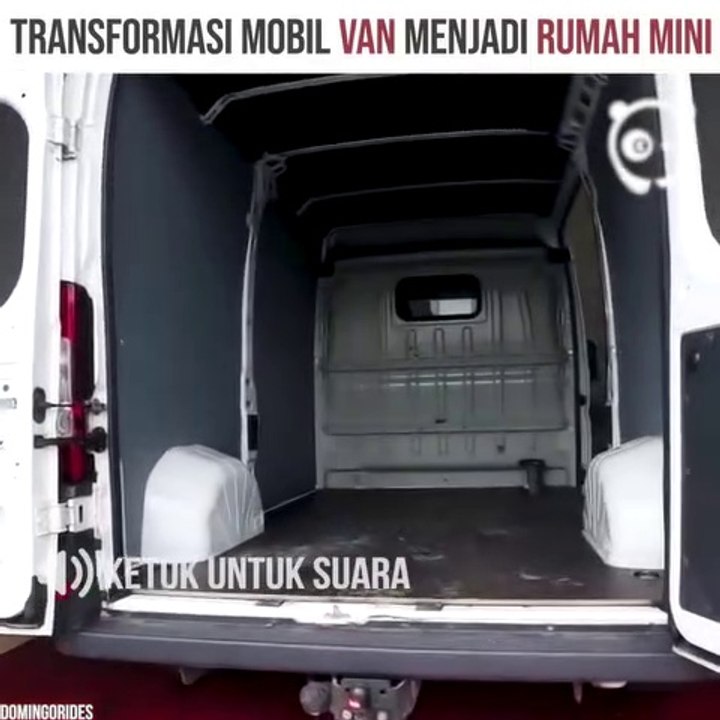 Rumah Berjalan yang pasti KAMU SUKA! Ini Transformasi Mobil Van Menjadi Rumah Kecil
