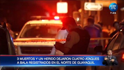 Télécharger la video: Investigan la muerte de tres personas tras hechos violentos en diferentes sectores de Guayaquil