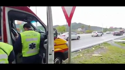 Motorista de ônibus fala sobre colisão com caminhão na SC-401