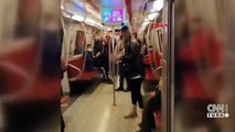 Metrodaki bıçaklı saldırgana tahliye