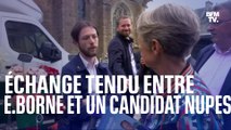 Découvrez les images de l'échange tendu entre Élisabeth Borne et le candidat Nupes, face à elles aux élections législatives