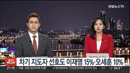 차기 선호도 이재명 15%·오세훈 10%…한동훈 첫 등장