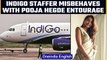 Pooja Hedge says Indigo staffer misbehaved with her entourage | Oneindia News *News