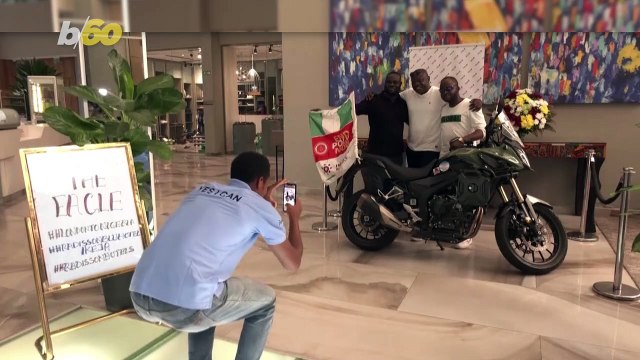 Nigerian Man Bikes From Lagos to London to Fight Polio