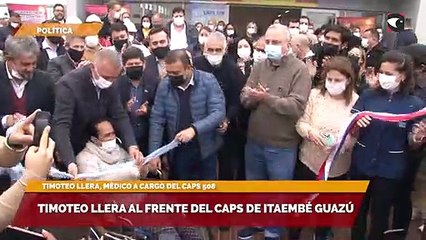 Timoteo Llera al frente del Caps de Itaembé Guazú