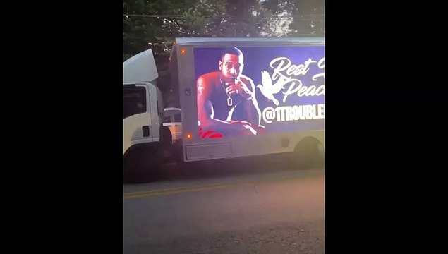 Trouble was honored with a candlelight vigil celebrating his life in his hometown of Atlanta