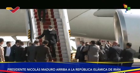 Presidente de Venezuela arriba a la República Islámica de Irán