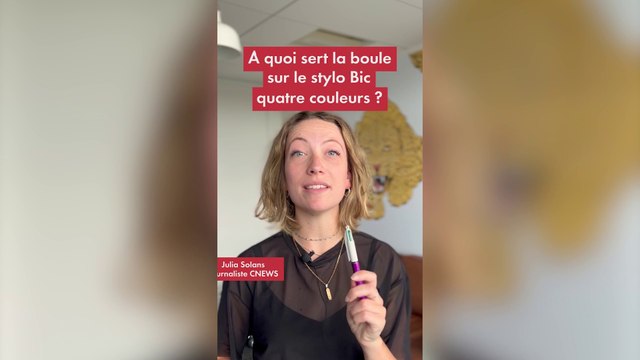 A quoi sert la boule sur le stylo Bic quatre couleurs ?