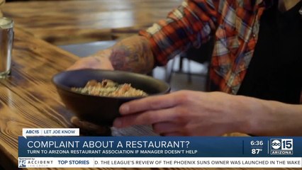 Complaint about a restaurant? Take it here if the manager doesn't help
