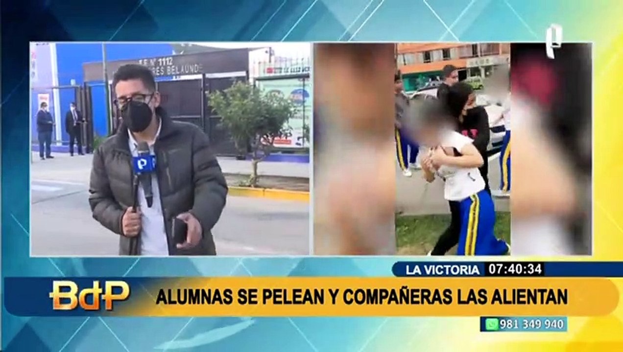 Violencia en colegios: Alumnas de centro educativo de La Victoria se agarran a golpes