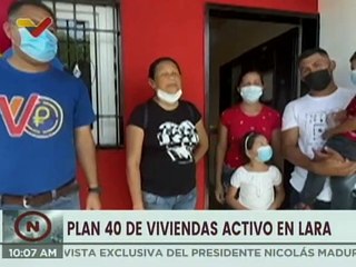 Lara | Plan 40 entregó 8 hogares dignos a familias vulnerables en el municipio Iribarren