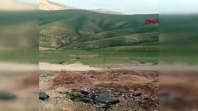 Freni boşalan kamyon uçuruma yuvarlandı; o anlar kamerada