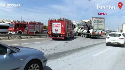 Pendik'te zincirleme trafik kazası