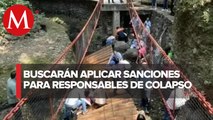 Habrá sanciones por colapso de puente en Cuernavaca: alcalde