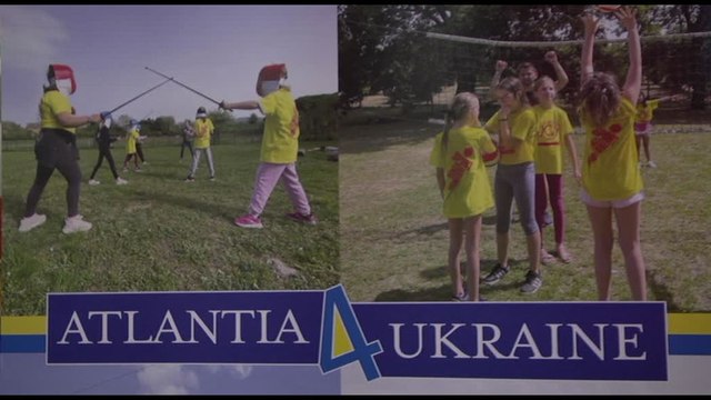 A Roma Atlantia4Ukraine , campo estivo per rifugiati ucraini