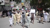 İSLAMABAD - Pakistan'da Hint yetkililerin Hazreti Muhammed'e hakareti protesto edildi