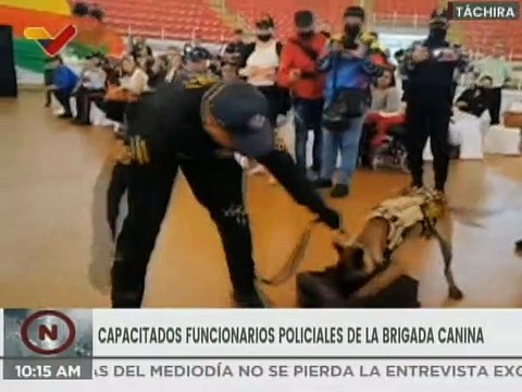 Táchira | 14 funcionarios policiales son graduados como Guías Can en el municipio San Cristóbal