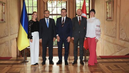 İmamoğlu, Ukrayna Büyükelçisi’ni ağırladı