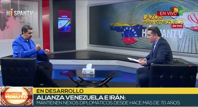 Mandatario venezolano ratifica necesidad de cooperación bilateral con Irán