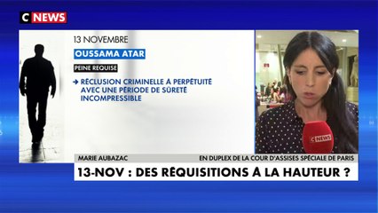 13-Novembre : L'accusation demande la perpétuité avec une période de sûreté de 22 ans