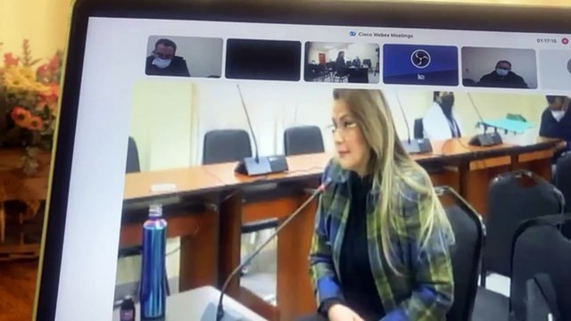 Jeanine Añez presentó sus alegatos en juicio oral