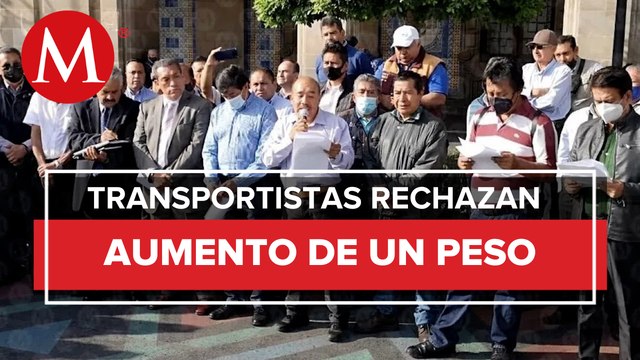 Es insuficiente : transportistas de CdMx rechazan aumento de un peso a tarifa