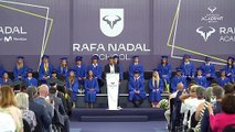 Discurso de Rafa Nadal en la graduación de los alumnos de su academia