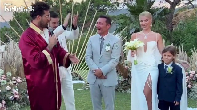 Mustafa Sandal-Melis Sütşurup düğününden ilk görüntüler